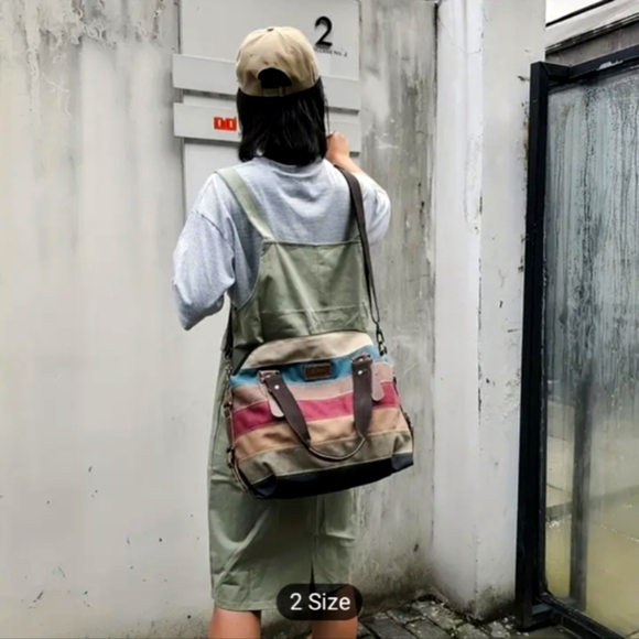 Women crossbody and handles bag. Large capacity. Preloved like new - Picture 4 of 9